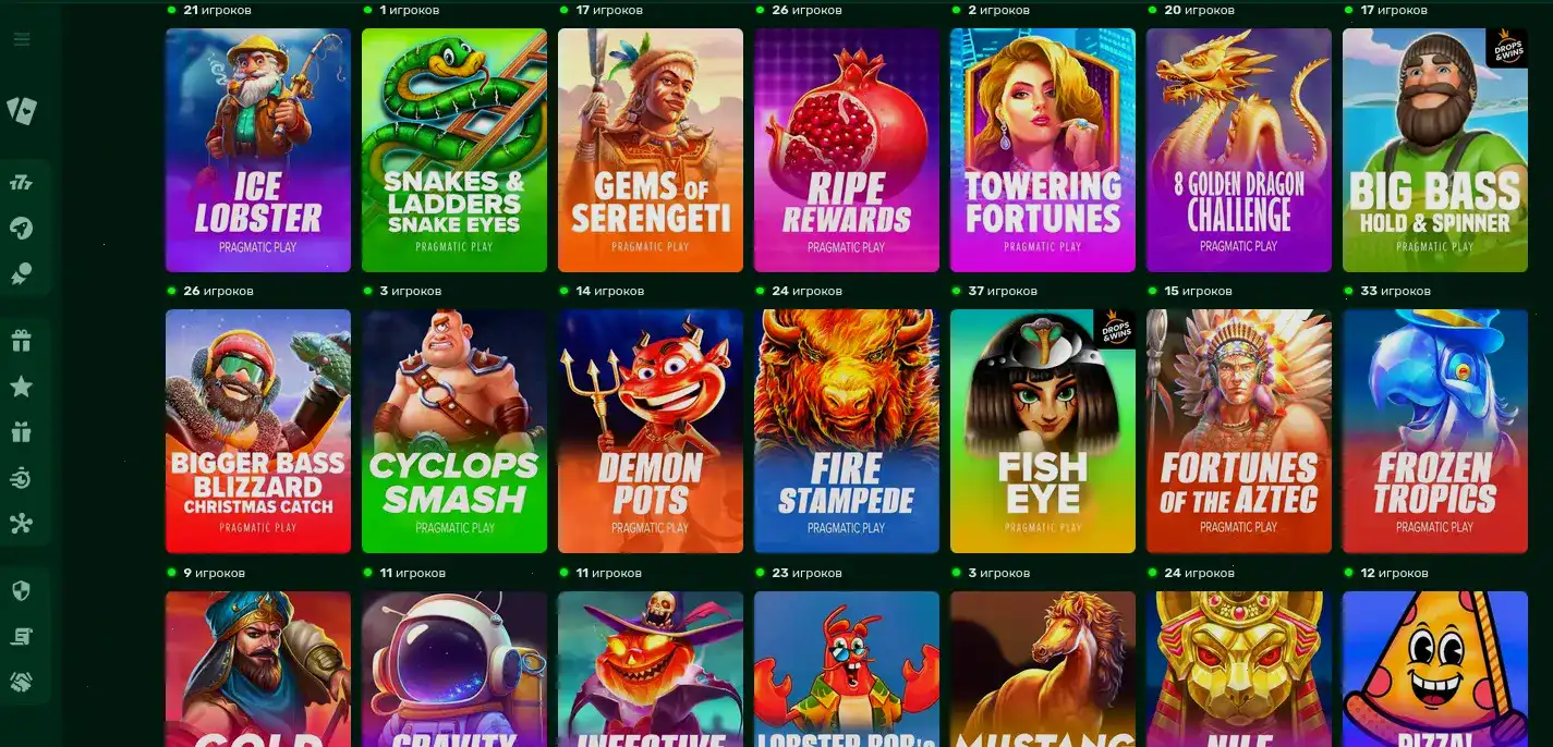 Игровой процесс в live-казино Вай